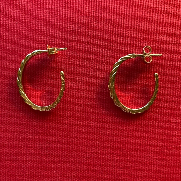 Mejuri Jewelry - Thin Croissant Dome Hoops by Mejuri